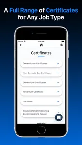 Gas Certificate App screenshot 1