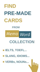 MemoWord: Flashcards maker pro screenshot 2