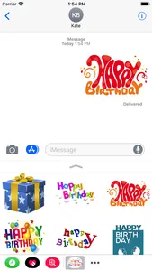 Happy Birthday Stickers 2017 screenshot 3