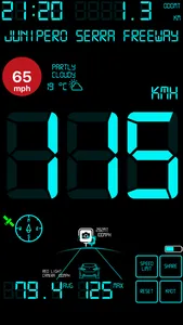 Speedmeter mph digital display screenshot 4