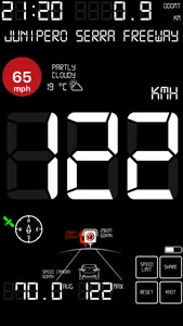 Speedmeter mph digital display screenshot 9