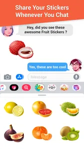 Fruit Stickers Pack screenshot 2