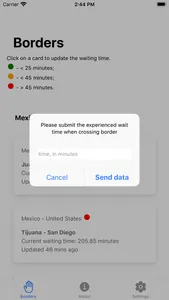 Border Waiting Times screenshot 4