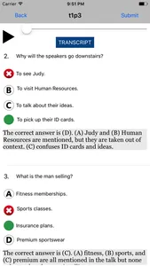 12 test For TOEIC® Bridge 2020 screenshot 3