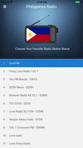 Philippines Radio Station FM screenshot 1