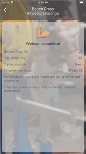 Bench Press 16 weeks screenshot 6