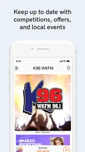 K96 WKFM screenshot 2