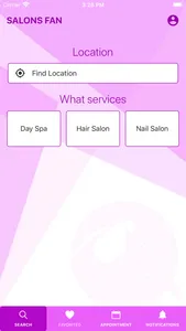 Salons Fan screenshot 1