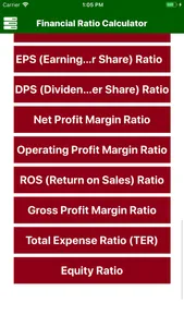 Financial Ratio Calculator screenshot 2