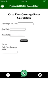 Financial Ratio Calculator screenshot 3