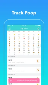 PCal - Poop Tracker,Calendar screenshot 0