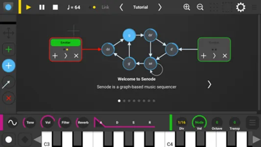 Senode - Graph Sequencer screenshot 0