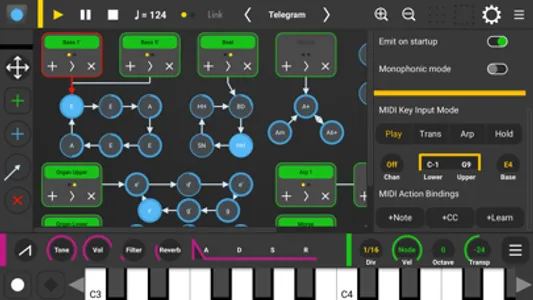 Senode - Graph Sequencer screenshot 1