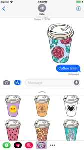 Coffee to Go - Sticker Pack screenshot 0