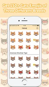 CatMoji - Cat Emoji Stickers screenshot 1