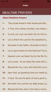 Mealtime Prayers screenshot 1