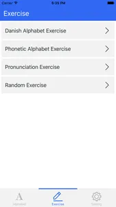 Danish - The Basic Alphabet screenshot 1