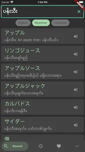 MM-JP Dictionary screenshot 1