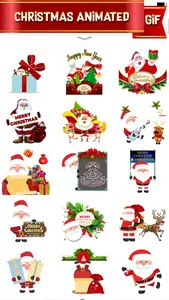 Happy Santa Animated Stickers screenshot 1