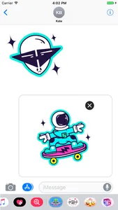 Aliens Stickers! screenshot 2