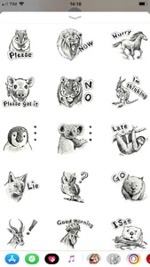 Sketch Color Pencil Stickers screenshot 1