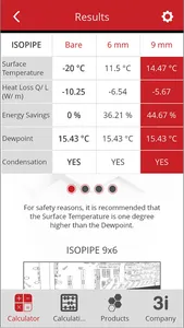 ISOPIPE Insulation Calculator screenshot 1