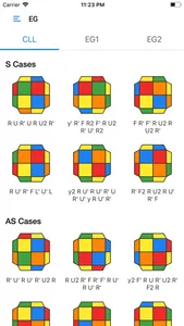 Magic Cube Algorithms screenshot 2