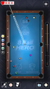 8 Ball Hero - Pool Puzzle Game screenshot 1