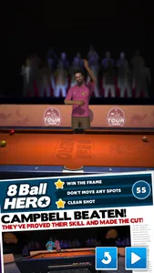 8 Ball Hero - Pool Puzzle Game screenshot 3