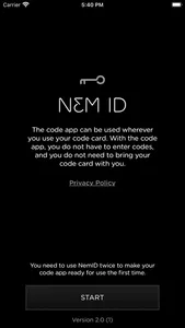 NemID codeapp screenshot 1