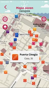 Mapa Joven Zaragoza screenshot 1