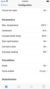 BWC for heating system screenshot 6