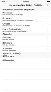 PMPReminderV6: aide-mémoire screenshot 0