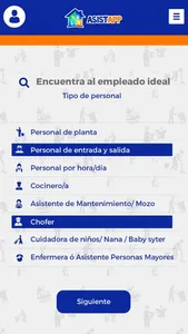 Asistapp screenshot 2