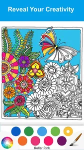 Girly Coloring Book: Draw Arts screenshot 1