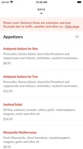 Joe's Ristorante & Pizzera screenshot 2