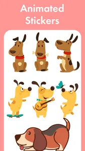 Lucky Dog Animated Stickers screenshot 1