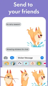 Lucky Dog Animated Stickers screenshot 2