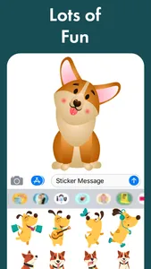 Lucky Dog Animated Stickers screenshot 3