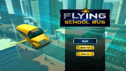 Real School Bus Flying screenshot 0