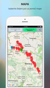Brzine i putarine Srbije screenshot 2