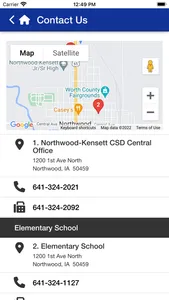 Northwood-Kensett CSD screenshot 2