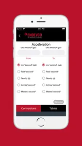 Endevco Unit Conversion Wizard screenshot 4