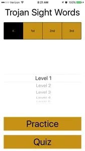 Trojan Sight Words screenshot 0