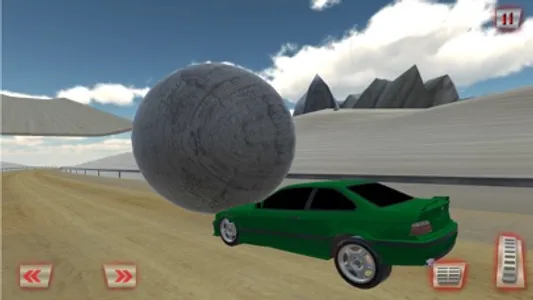Rolling Ball Car Crash Racing screenshot 2