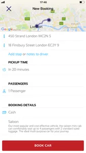 Swift Cars London Minicabs screenshot 1