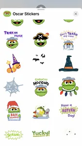 Oscar the Grouch Stickers screenshot 1