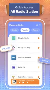 Live Myanmar Radio Stations screenshot 2