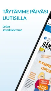 Hämeen Sanomat -sovellus screenshot 0