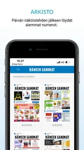 Hämeen Sanomat -sovellus screenshot 3